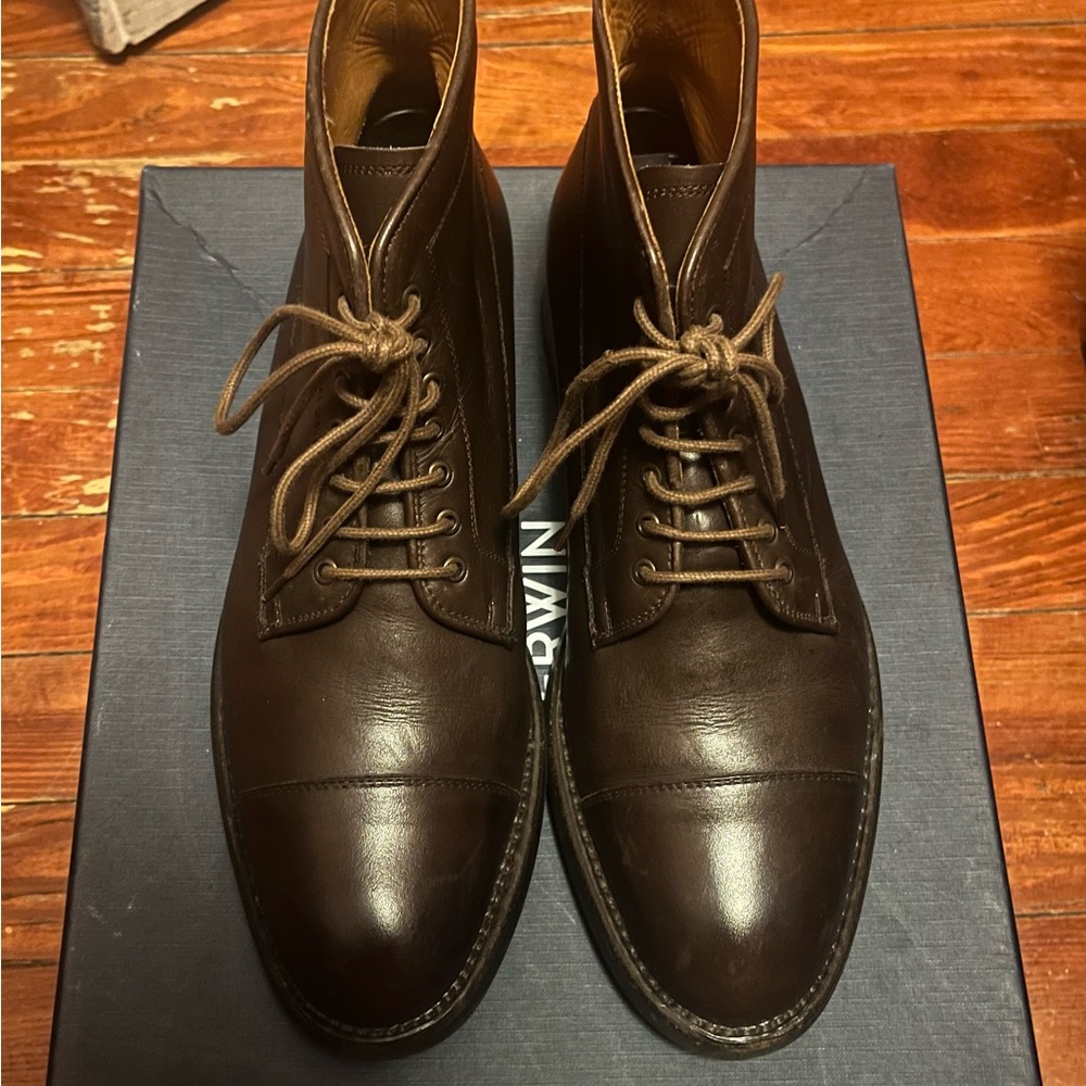 Jack Erwin Boots - Chester - Espresso Brown Full Grain Leather - 7.5